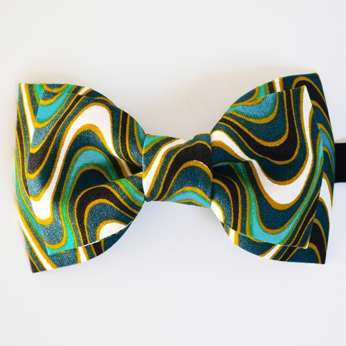 Nœud modèle Harper motif seventies green
