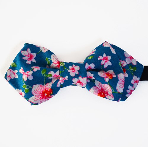 Nœud modèle Côme motif pink flowers