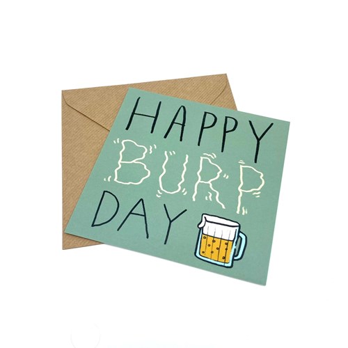 Carte "Happy Burp Day"