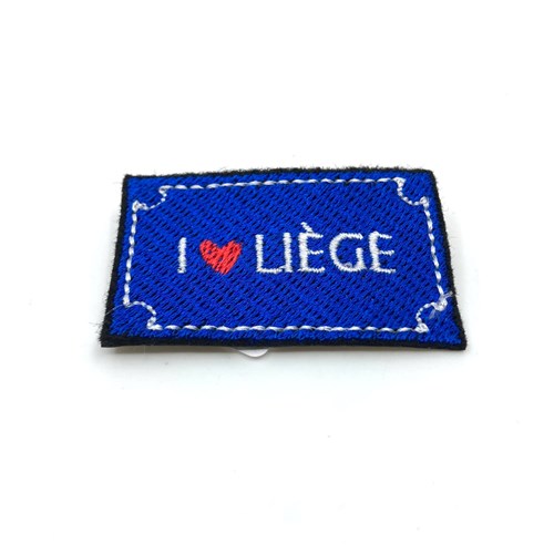 Broche "Plaque I love Liége"