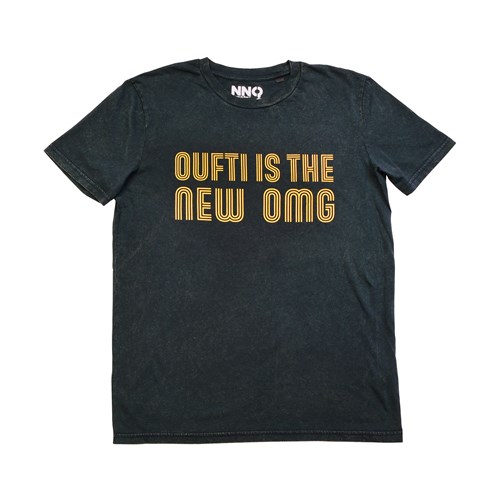 T-shirt gris "OUFTI is the new OMG"