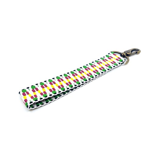 Porte-clé tissé multicolor 11483