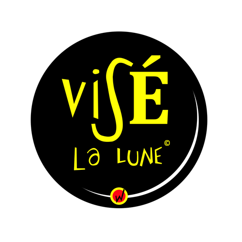 Badge "VISE la lune"