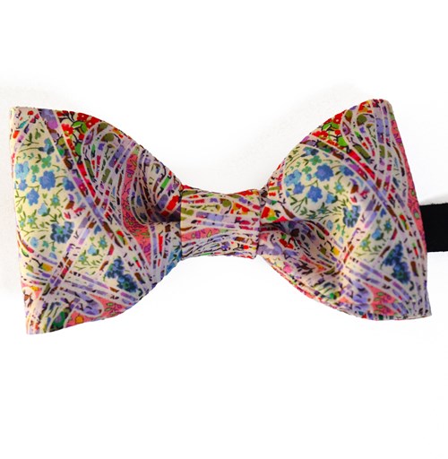 Nœud modèle Spencer motif new pink cachemire