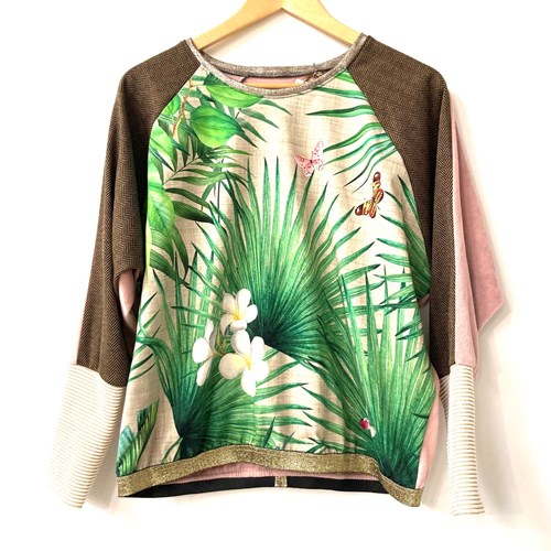 Blouse Fleur de plumeria S