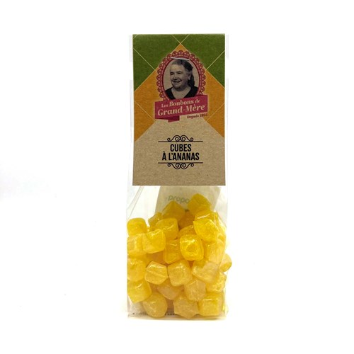 Cubes Ananas sachet 150gr