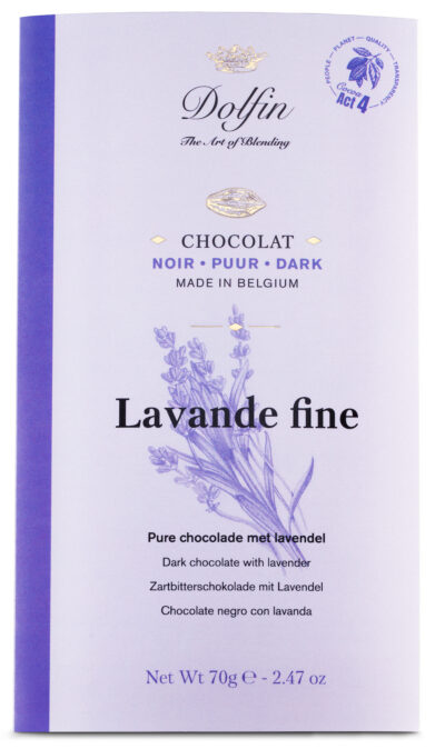 Chocolat Noir / Lavande fine 70gr