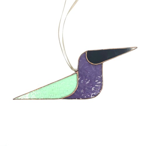 Vitrail Oiseau choucas